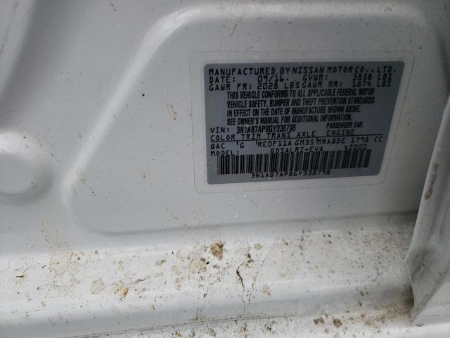 Photo 10 from auction – 2016 NISSAN SENTRA with VIN 3N1AB7AP8GY338798