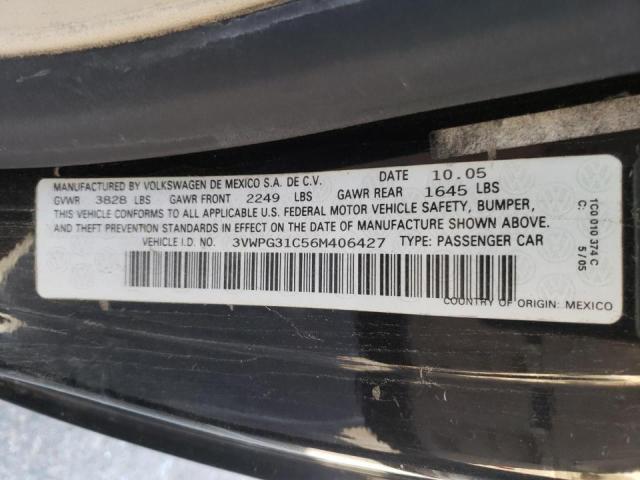 Photo 10 from auction – 2006 VOLKSWAGEN NEW BEETLE with VIN 3VWPG31C56M406427