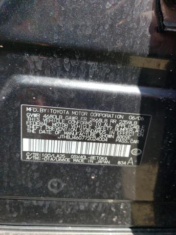 Photo 10 from auction – 2007 LEXUS ES 350 with VIN JTHBJ46G772024004