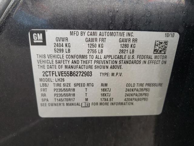 Photo 10 from auction – 2011 GMC TERRAIN SL with VIN 2CTFLVE55B6272903