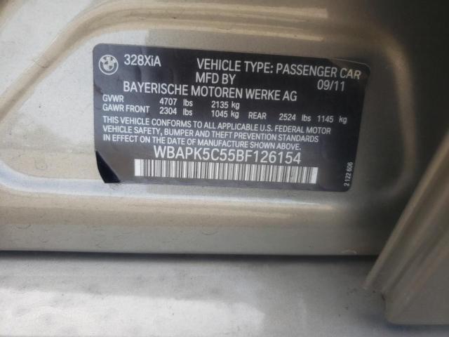 Photo 10 from auction – 2011 BMW 3 SERIES with VIN WBAPK5C55BF126154
