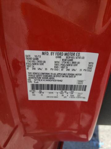 Photo 10 from auction – 2013 FORD F150 SUPER with VIN 1FTEX1CM5DFE01942