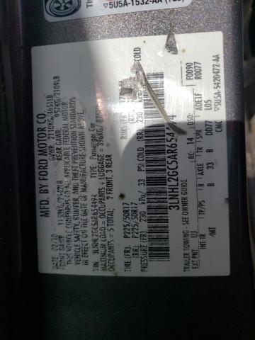 Photo 10 from auction – 2010 LINCOLN MKZ with VIN 3LNHL2GC5AR654494