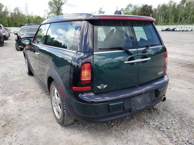 Photo 3 from auction – 2009 MINI COOPER CLU with VIN WMWML33569TX50545