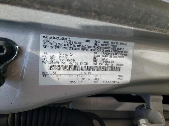 Photo 10 from auction – 2014 FORD FOCUS SE with VIN 1FADP3F2XEL305668