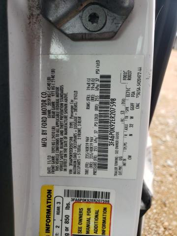 Photo 10 from auction – 2014 FORD FUSION TIT with VIN 3FA6P0K92ER207598