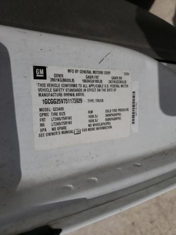 Photo 10 from auction – 2005 CHEVROLET EXPRESS G2 with VIN 1GCGG25V751173929