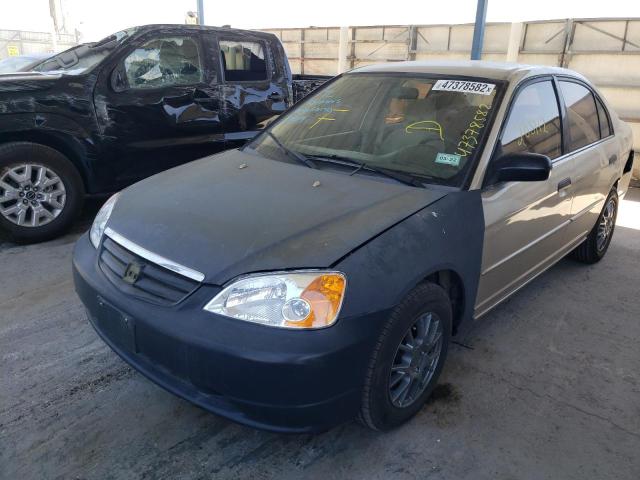 Photo 2 from auction – 2001 HONDA CIVIC LX with VIN JHMES16501S009245