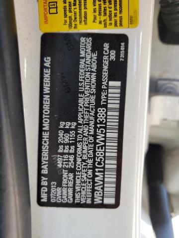 Photo 10 from auction – 2014 BMW X1 SDRIVE2 with VIN WBAVM1C58EVW51388