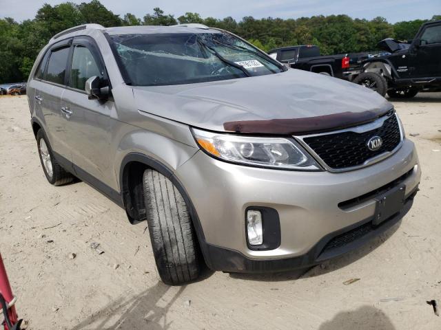 KIA SORENTO LX 2014 with VIN 5XYKT3A65EG449082 - Photo from auction