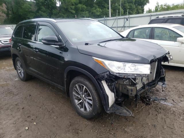 TOYOTA HIGHLANDER 2019 with VIN 5TDJZRFH4KS627506 - Photo from auction