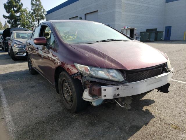 HONDA CIVIC LX 2014 with VIN 19XFB2F54EE246602 - Photo from auction