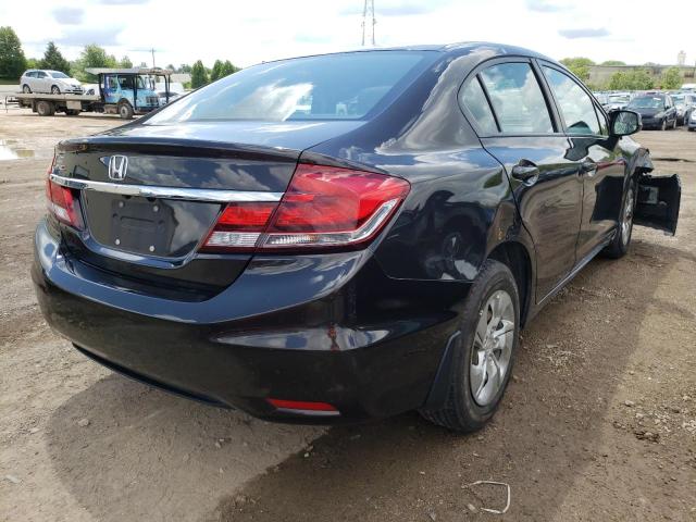 Photo 4 from auction – 2013 HONDA CIVIC LX with VIN 19XFB2E58DE035502