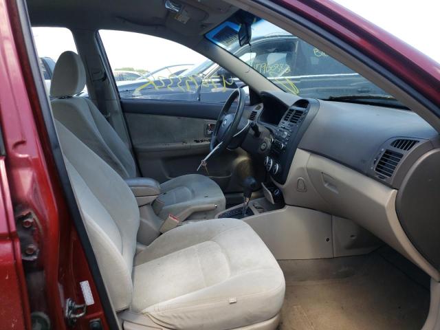 Photo 5 from auction – 2007 KIA SPECTRA with VIN KNAFE121975378562