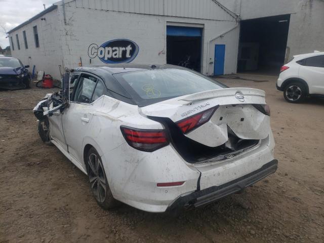 Photo 3 from auction – 2020 NISSAN SENTRA SR with VIN 3N1AB8DV4LY286760