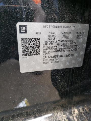 Photo 10 from auction – 2019 CHEVROLET MALIBU LT with VIN 1G1ZD5ST8KF165058