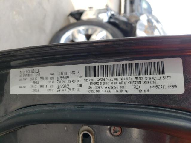Photo 10 from auction – 2015 RAM 1500 SLT with VIN 1C6RR7LT0FS739224