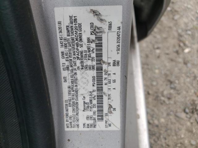 Photo 10 from auction – 2013 FORD FIESTA SE with VIN 3FADP4BJ6DM201081