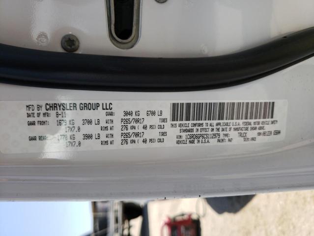 Photo 10 from auction – 2012 DODGE RAM 1500 S with VIN 1C6RD6GP6CS112979
