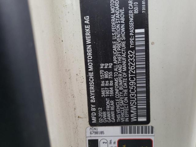 Photo 10 from auction – 2012 MINI COOPER with VIN WMWSU3C59CT262332