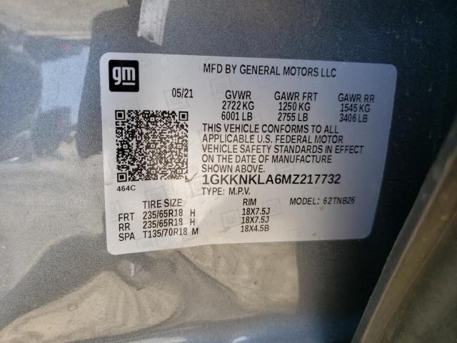 Photo 10 from auction – 2021 GMC ACADIA SLE with VIN 1GKKNKLA6MZ217732