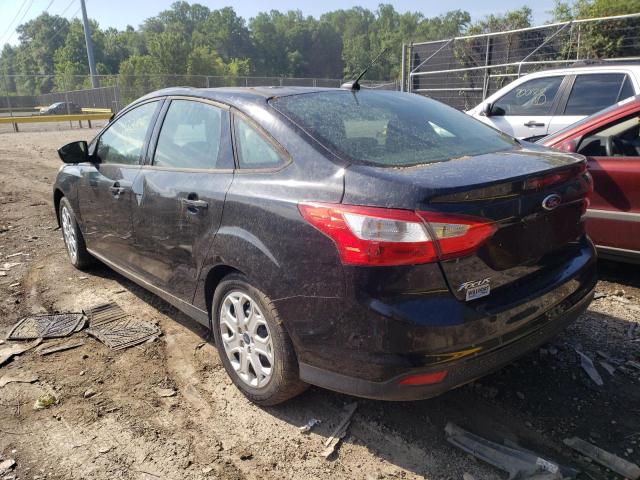 Photo 3 from auction – 2012 FORD FOCUS SE with VIN 1FAHP3F26CL346412