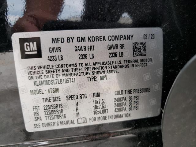 Photo 10 from auction – 2020 BUICK ENCORE GX with VIN KL4MMDSL7LB105741
