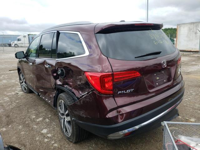 Photo 3 from auction – 2017 HONDA PILOT ELIT with VIN 5FNYF6H02HB006937