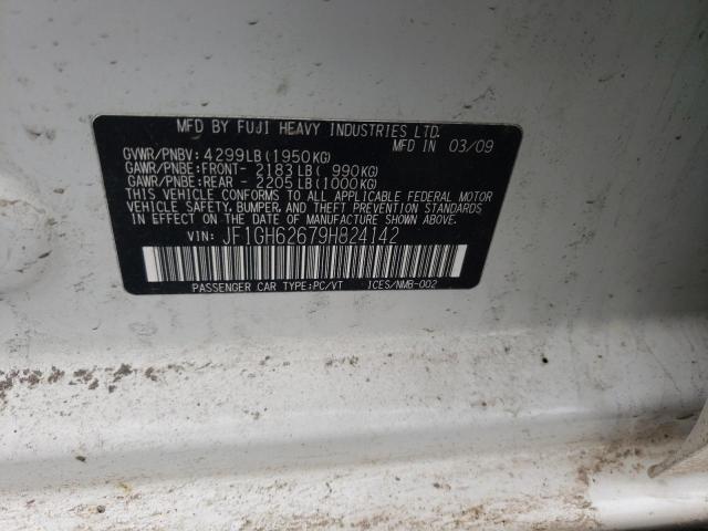 Photo 10 from auction – 2009 SUBARU IMPREZA 2. with VIN JF1GH62679H824142