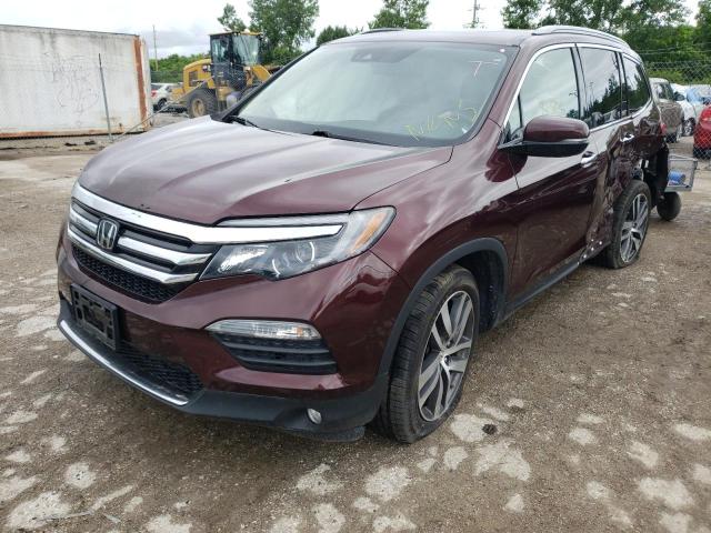 Photo 2 from auction – 2017 HONDA PILOT ELIT with VIN 5FNYF6H02HB006937