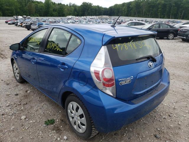 Photo 3 from auction – 2014 TOYOTA PRIUS C with VIN JTDKDTB36E1067709