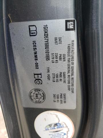 Photo 10 from auction – 2008 CADILLAC DTS with VIN 1G6KD57Y68U101895