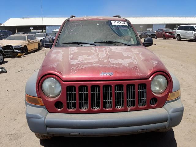 Photo 9 from auction – 2005 JEEP LIBERTY SP with VIN 1J4GL48K25W696751