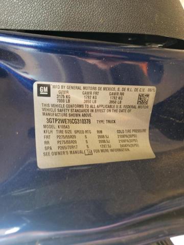 Photo 10 from auction – 2012 GMC SIERRA K15 with VIN 3GTP2WE76CG310378