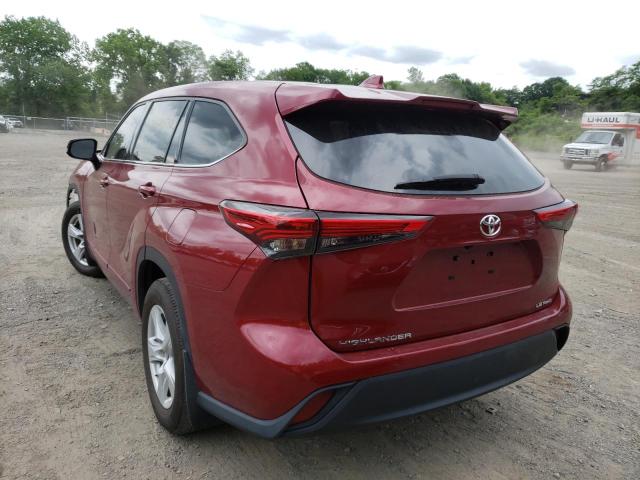 Photo 3 from auction – 2020 TOYOTA HIGHLANDER with VIN 5TDBZRBH3LS006205