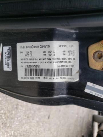 Photo 10 from auction – 2005 CHRYSLER SEBRING TO with VIN 1C3EL55R65N705725