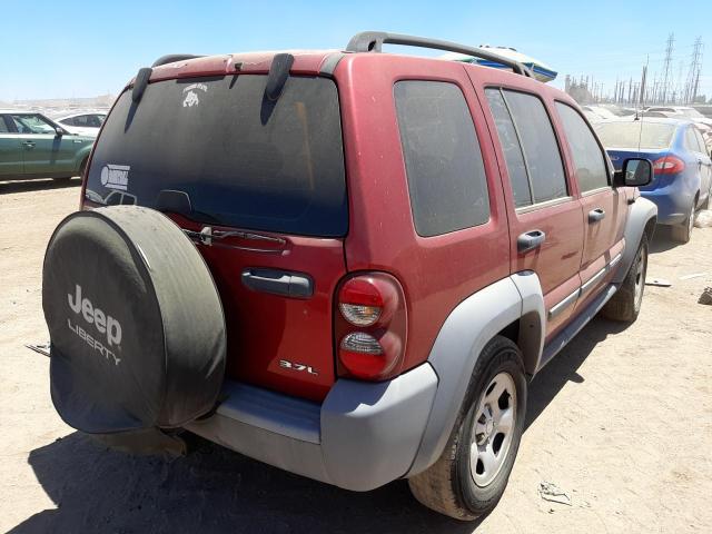 Photo 4 from auction – 2005 JEEP LIBERTY SP with VIN 1J4GL48K25W696751