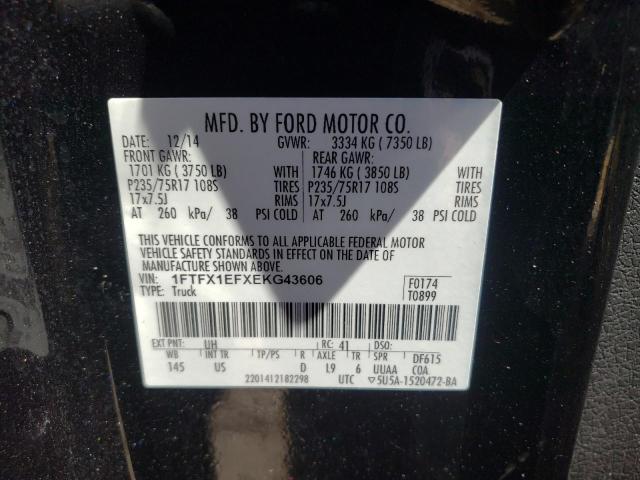 Photo 10 from auction – 2014 FORD F150 SUPER with VIN 1FTFX1EFXEKG43606