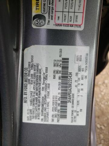 Photo 10 from auction – 2011 FORD FUSION SEL with VIN 3FAHP0JA2BR235434