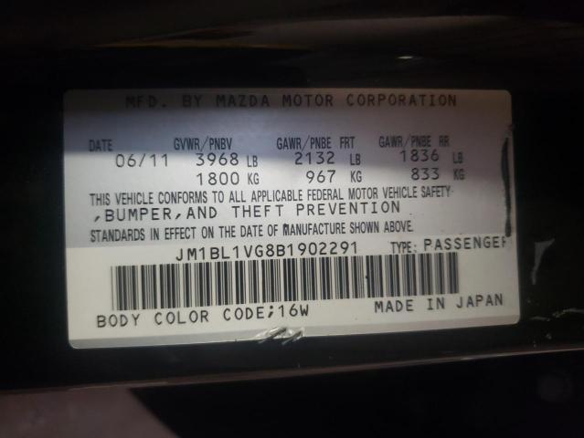 Foto 10 de la subasta – 2011 MAZDA 3 I con VIN JM1BL1VG8B1902291