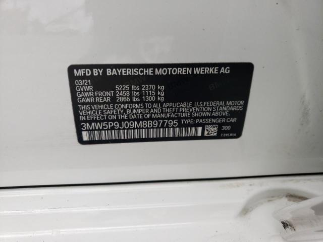 Photo 10 from auction – 2021 BMW 330XE with VIN 3MW5P9J09M8B97795