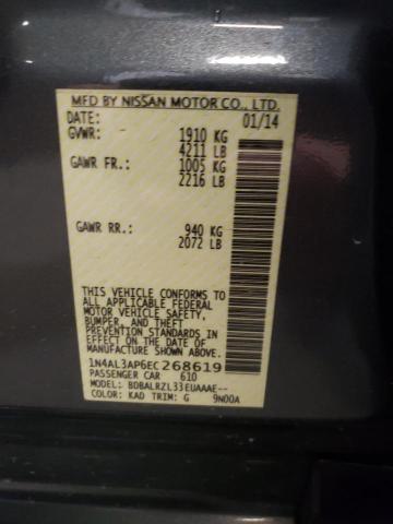 Photo 10 from auction – 2014 NISSAN ALTIMA 2.5 with VIN 1N4AL3AP6EC268619