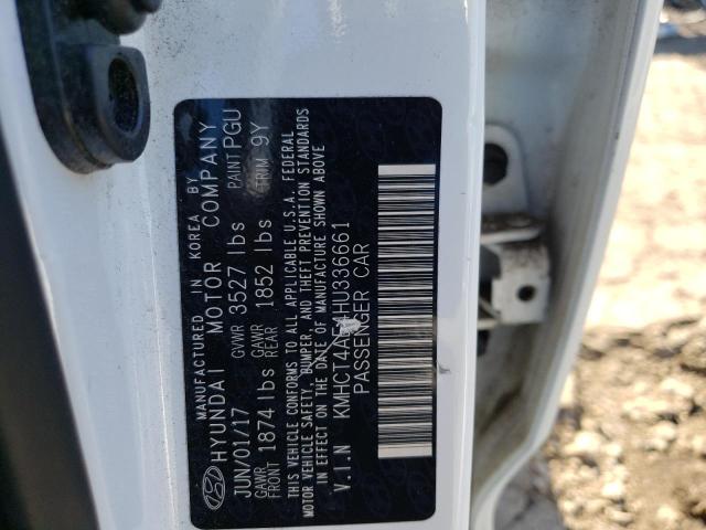 Photo 10 from auction – 2017 HYUNDAI ACCENT SE with VIN KMHCT4AE4HU336661