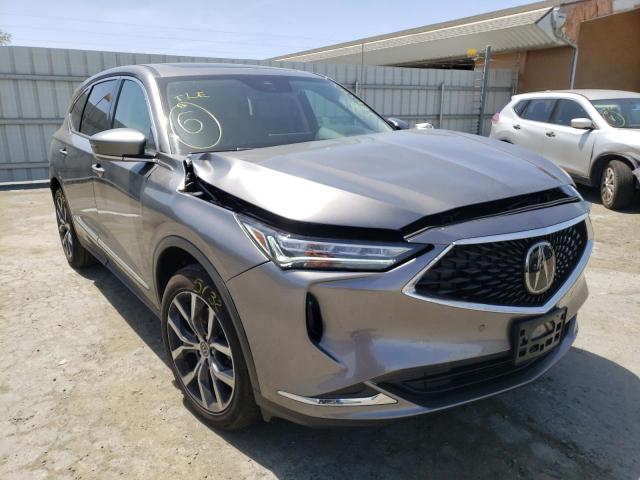 Photo 1 from auction – 2022 ACURA MDX TECHNO with VIN 5J8YD9H40NL009324