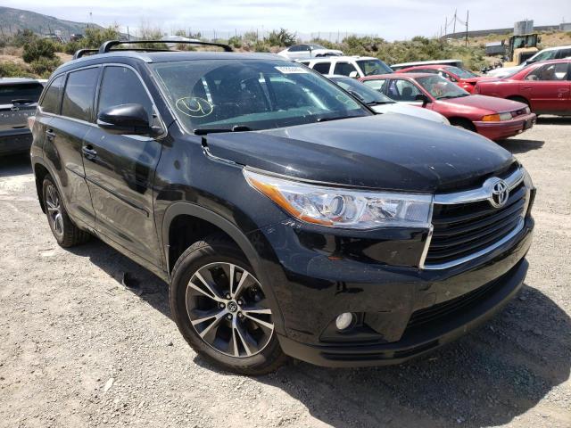 TOYOTA HIGHLANDER 2016 with VIN 5TDJKRFH0GS328008 - Photo from auction