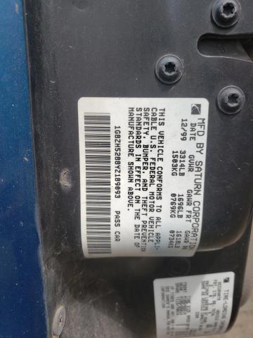 Photo 10 from auction – 2000 SATURN SL2 with VIN 1G8ZK5277YZ222206