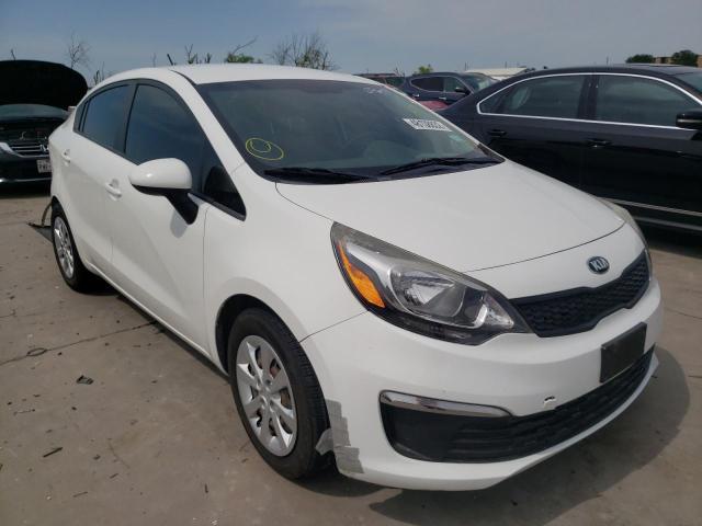 KIA RIO LX 2017 with VIN KNADM4A38H6016085 - Photo from auction