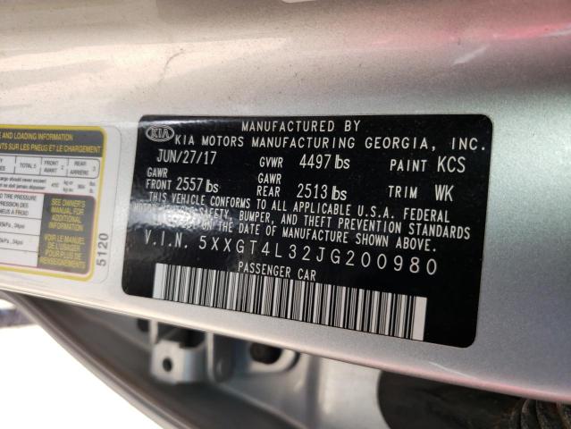 Photo 10 from auction – 2018 KIA OPTIMA LX with VIN 5XXGT4L32JG200980