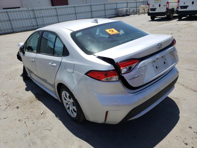 Photo 3 from auction – 2021 TOYOTA COROLLA LE with VIN 5YFEPMAE7MP206091