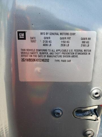 Photo 10 from auction – 2008 CHEVROLET IMPALA LS with VIN 2G1WB58K489246292